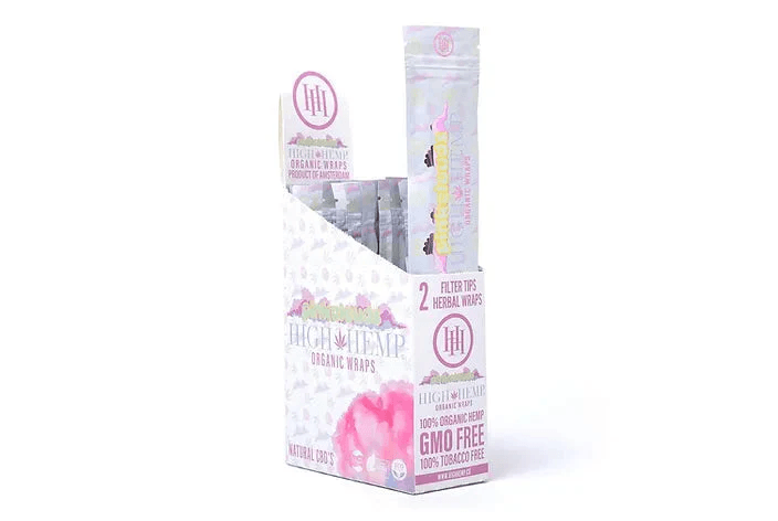 Photograph of product: High Hemp Organic Hemp Wrap Pink Clouds 2pk