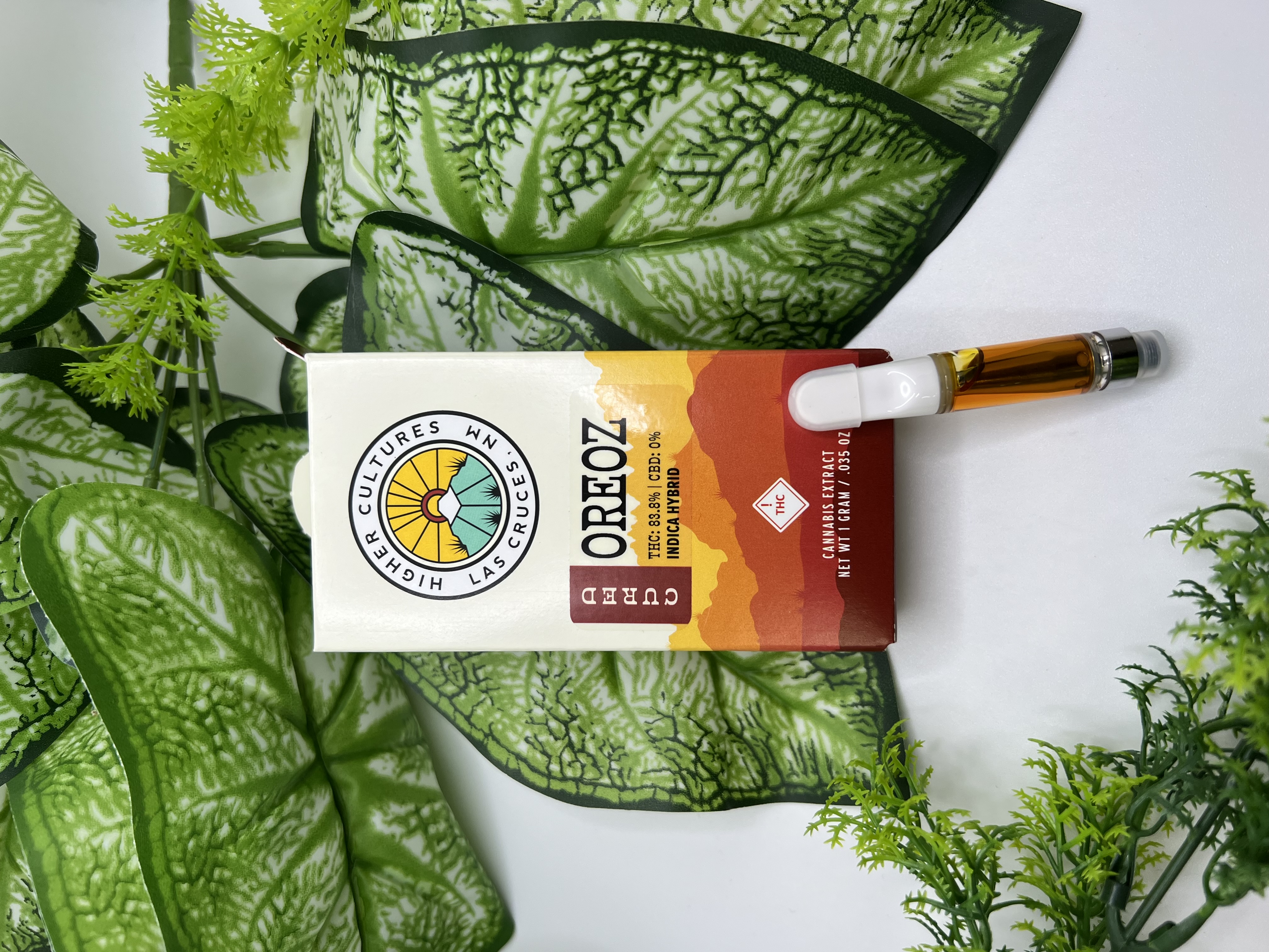 Photograph of product: Higher Cultures - Oreoz - 1g Cured Cartridge