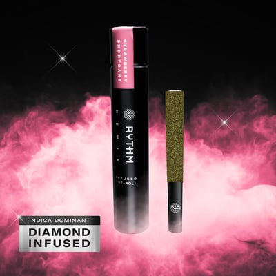 Photograph of product: Strawberry Shortcake Infused 1g pre roll