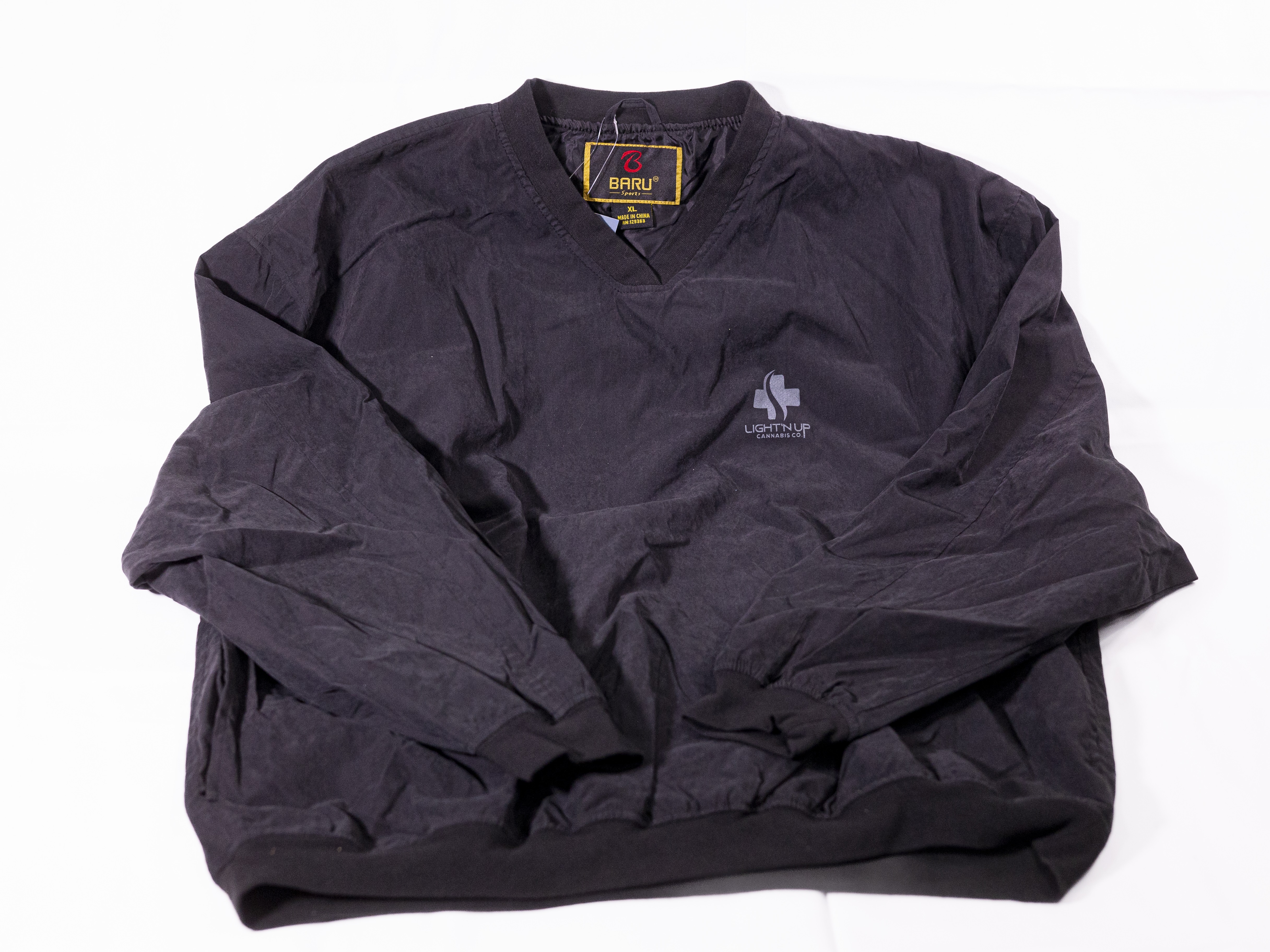Photograph of product: Black V-Neck Pull Over Light'N Up | Medium