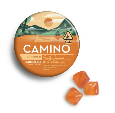 Photograph of product: CAMINO - 1:2 CBG FRESHLY SQUEEZED 100MG - KIVA CONFECTIONS