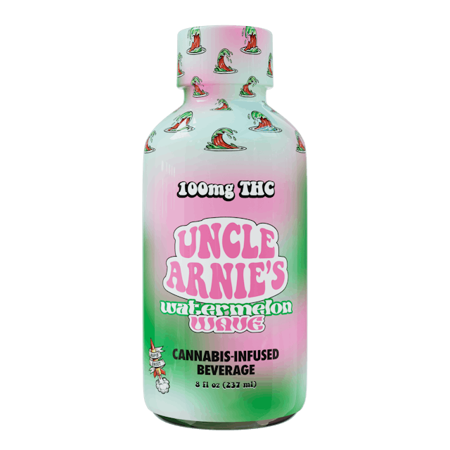 Photograph of product: Watermelon Wave | 100MG Glass Drink (8oz)
