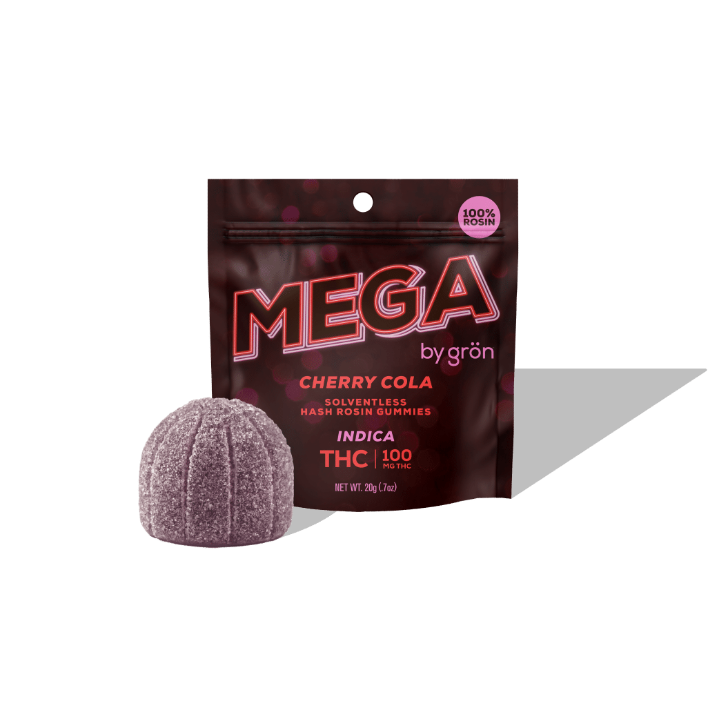 Photograph of product: Gron | Cherry Cola Rosin Mega | 100mg TH-oui
