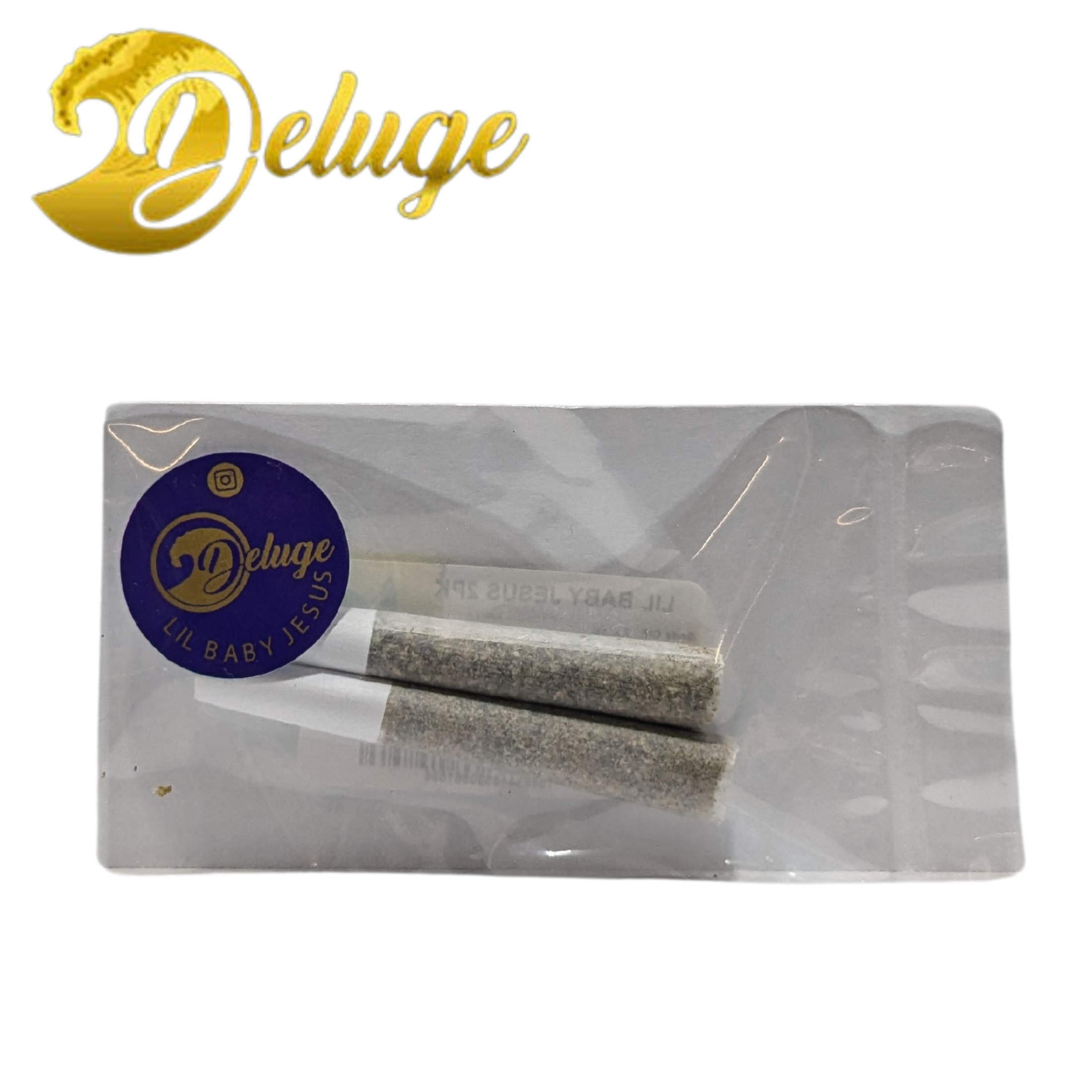 Photograph of product: Lil Baby Jesus Solventless Infused Pre-Roll 2-pack | 1g total