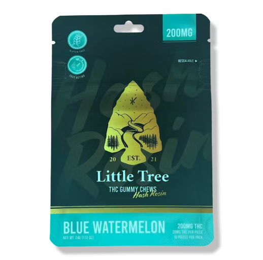 Photograph of product: Little Tree | Blue Watermelon | 200mg - Live Rosin