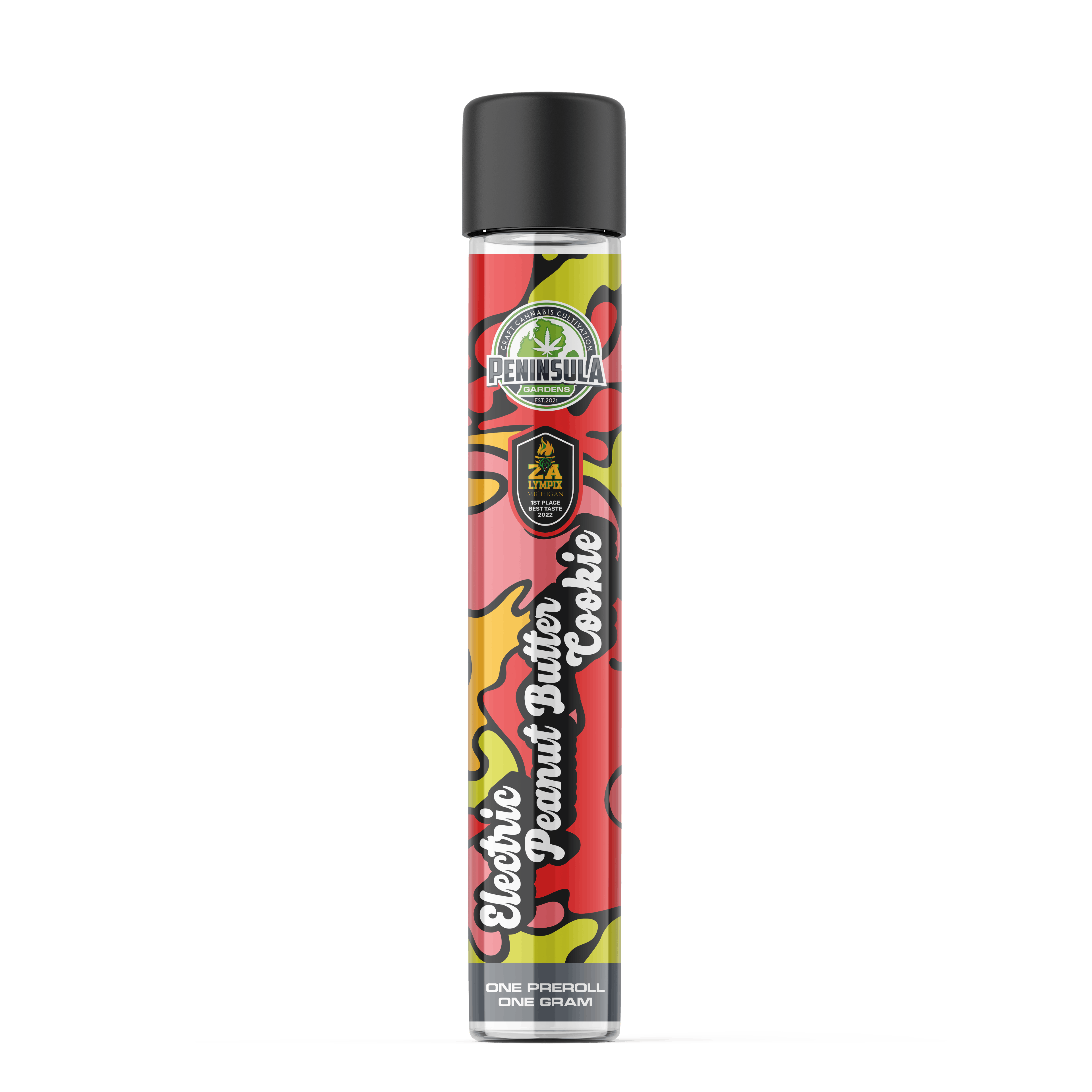 Photograph of product: Peninsula Gardens- Electric Peanut Butter Cookies Preroll