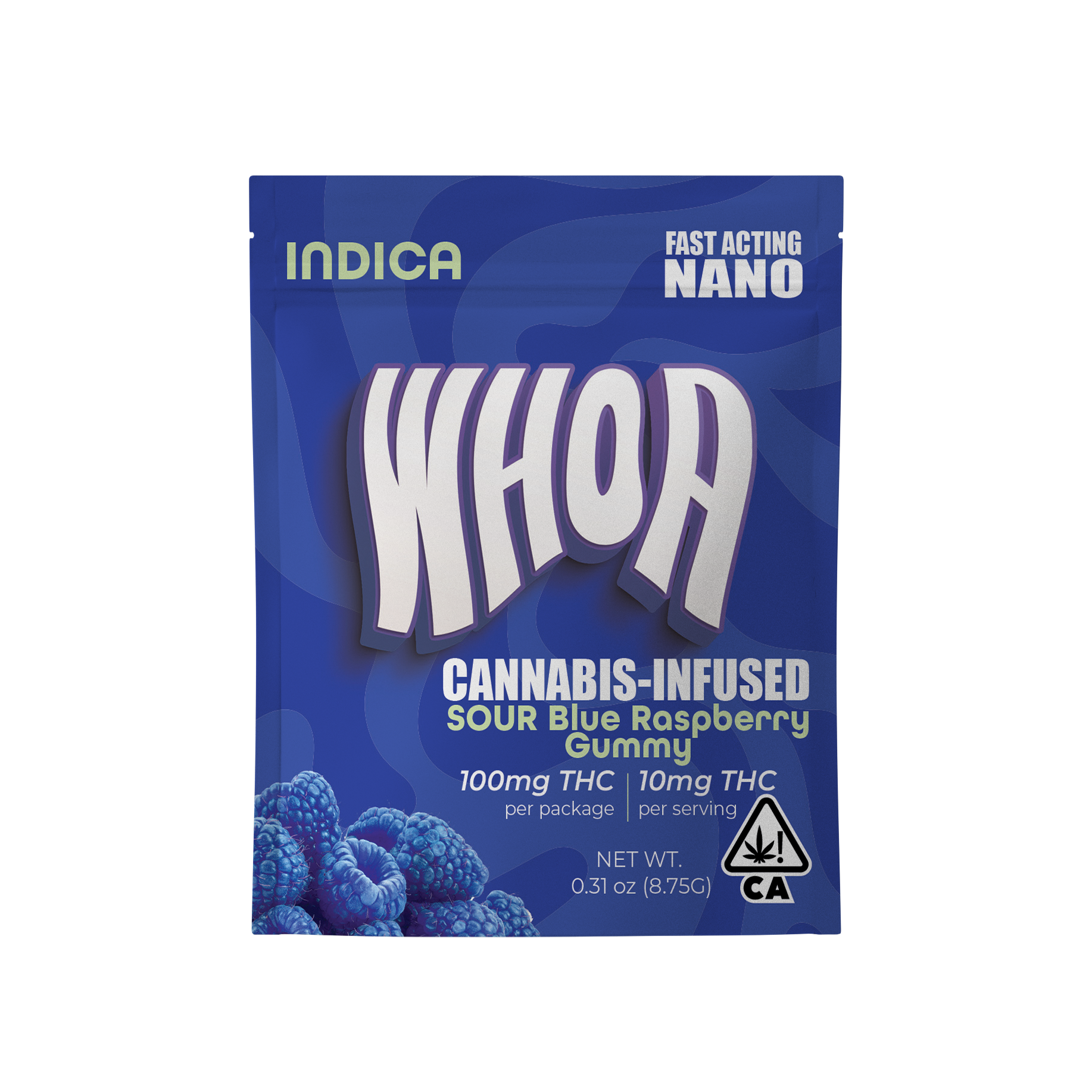 Photograph of product: Sour Blue Raspberry (100mg)