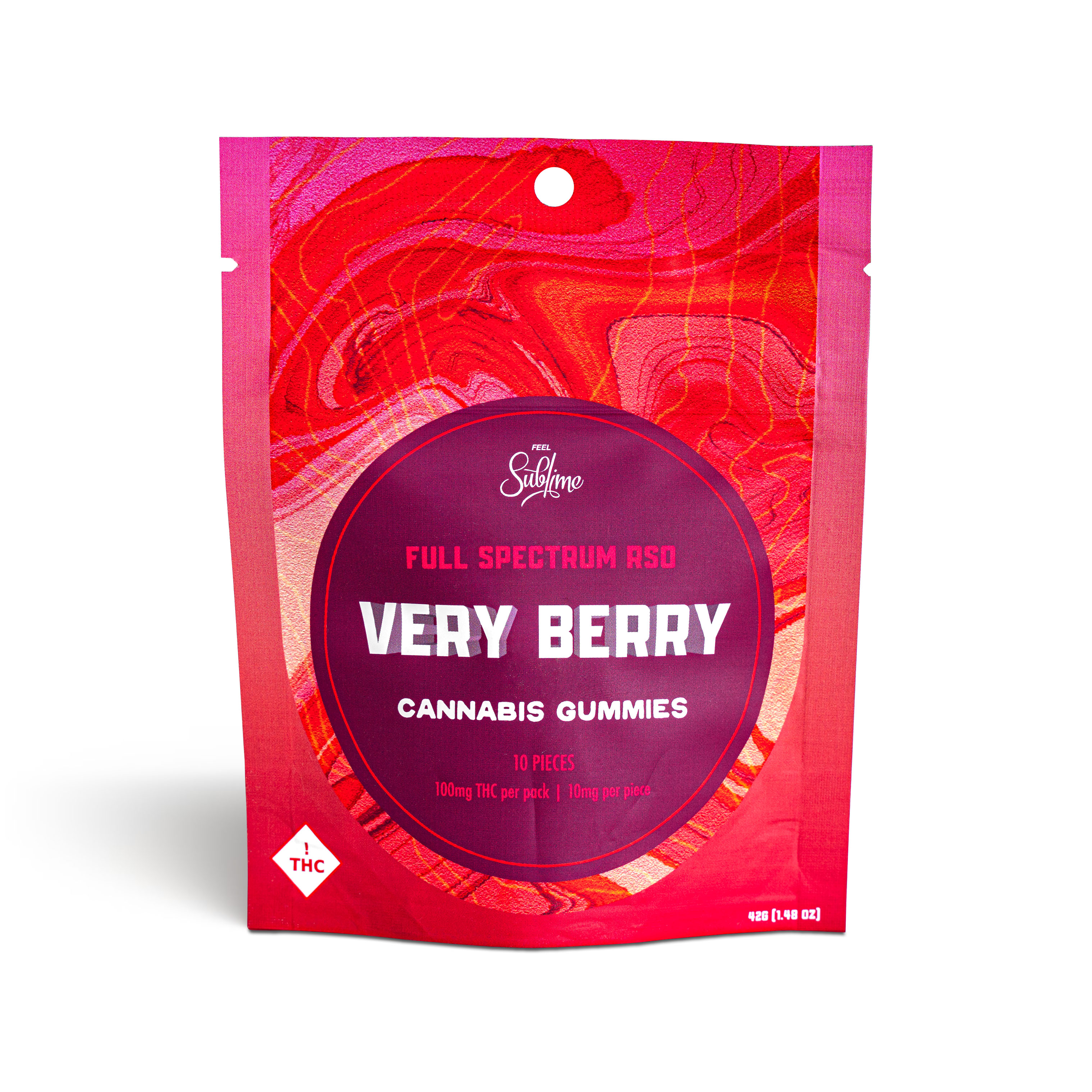 Photograph of product: Very Berry RSO Gummies - 100mg