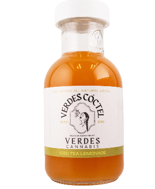 Photograph of product: Verdes 100mg 1:1 Tea+Lemonade (CBD) Cocktail