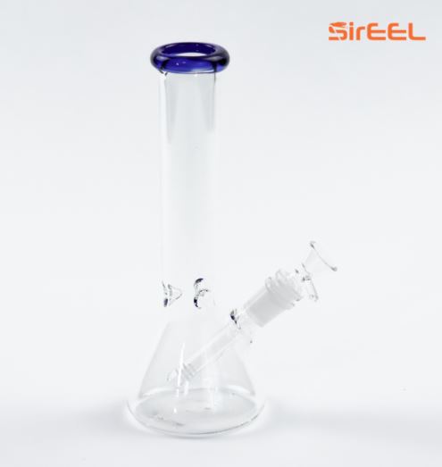 Photograph of product: 10" Color Lip Beaker Bong w/ flower bowl