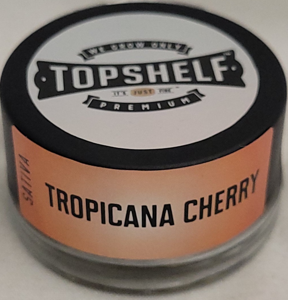 Photograph of product: Tropicana Cherry *Cold Cured au chocolat Rosin* | 1g *General Use Compliant*