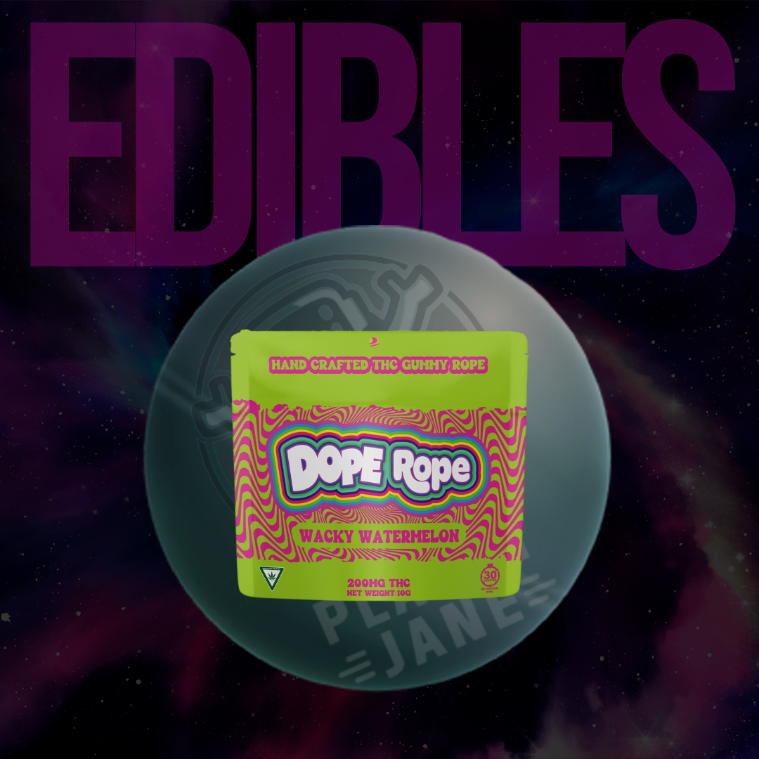 Photograph of product: Dope Rope - 200mg Gummy Rope - Wacky Watermelon