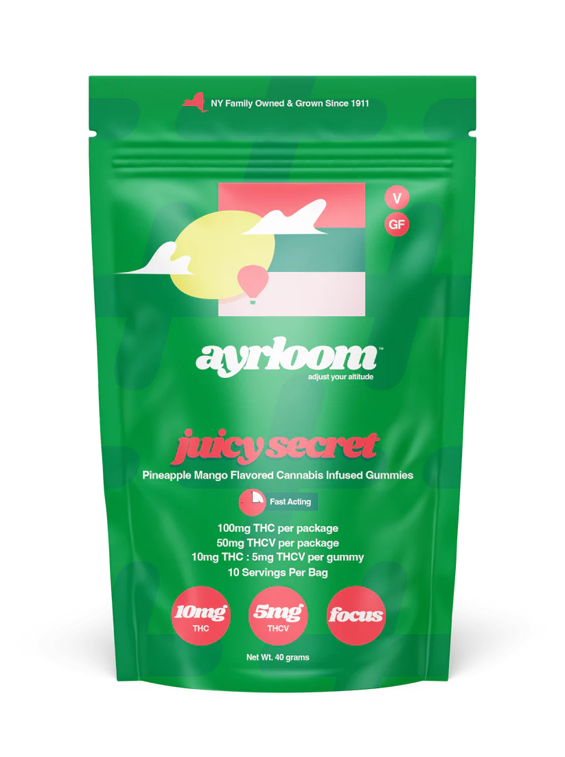 Photograph of product: Ayrloom | Juicy Secret Watermelon Gummies | 100mg TH-oui, 50mg TH-ouiv