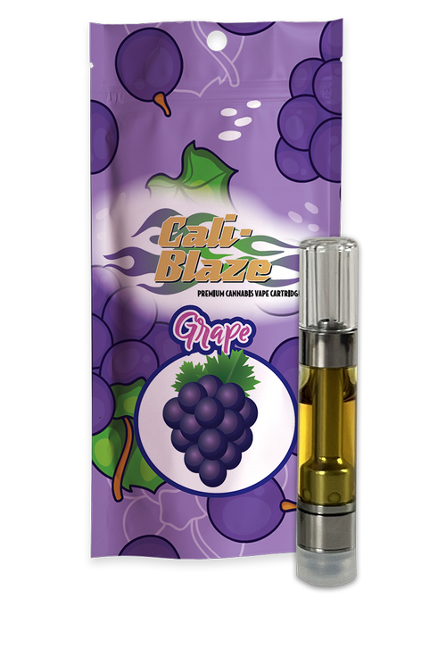Photograph of product: Cali Blaze | Grape 510 Distillate Cartridge