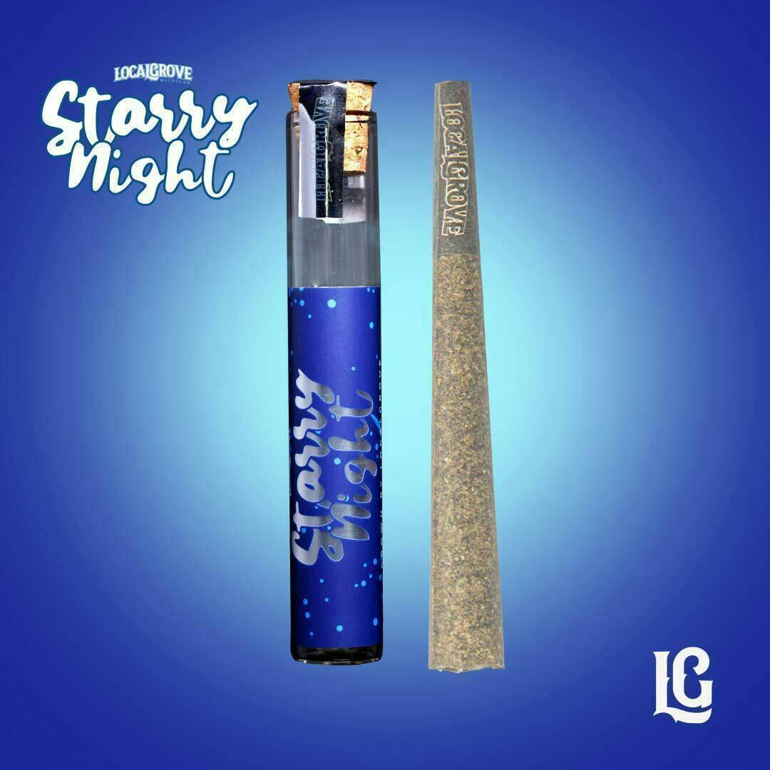 Photograph of product: Local Grove: Starry Night 1G Pre-Roll