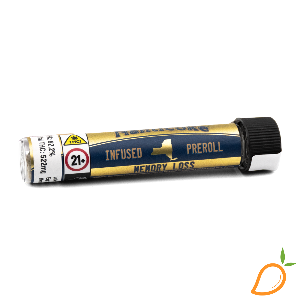 Photograph of product: 1g Memory Loss OG Infused Preroll Nanticoke