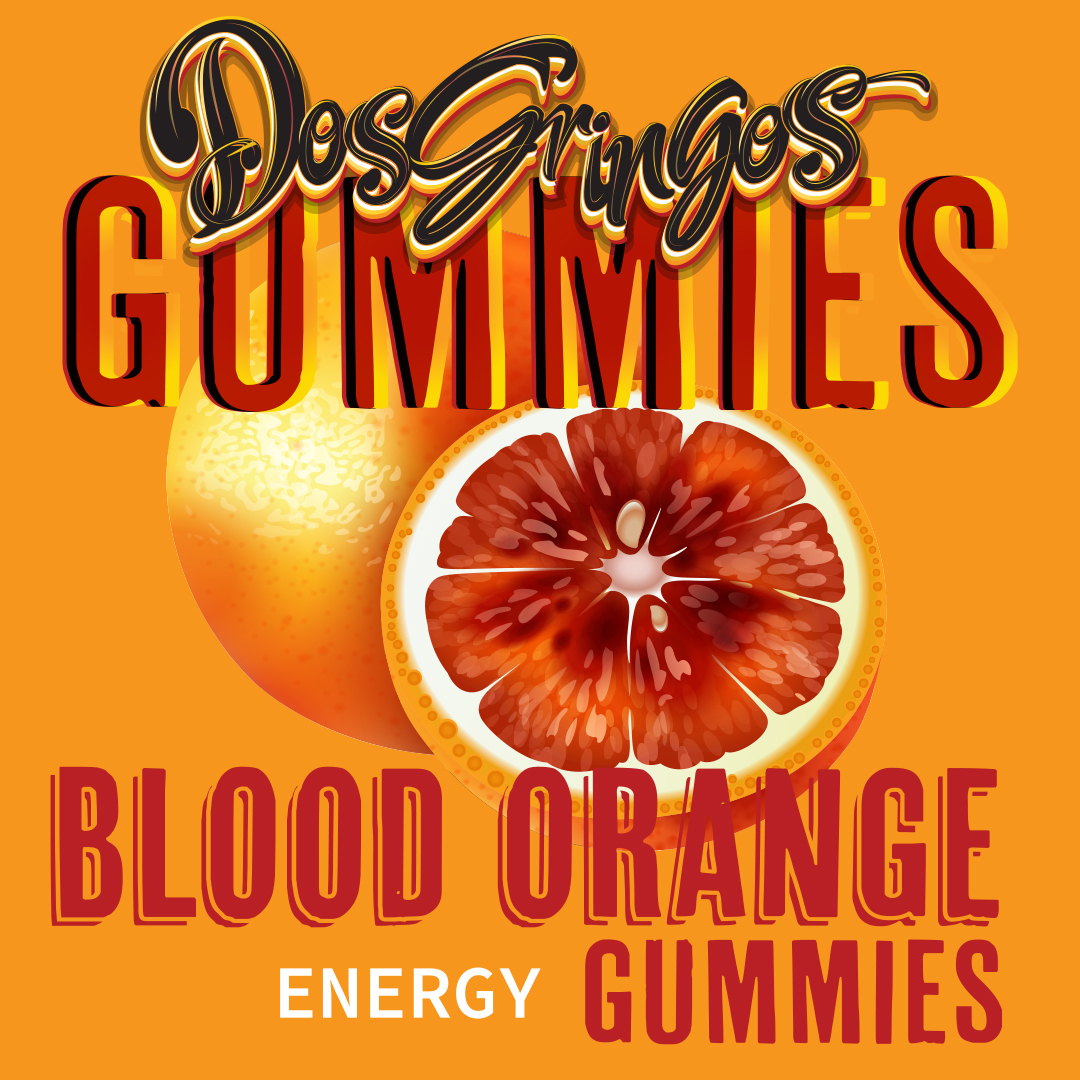 Photograph of product: Dos Gringos Gummies - Blood Orange Energy 100mg