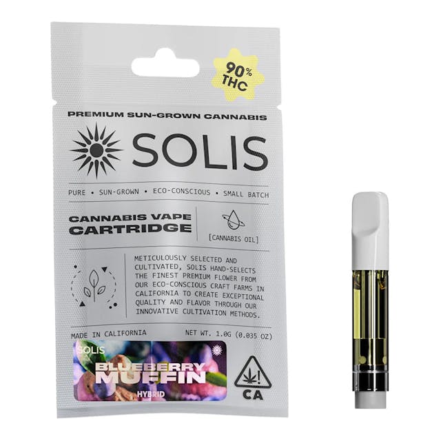 Photograph of product: Blueberry Muffin - 1g Cartridge - 