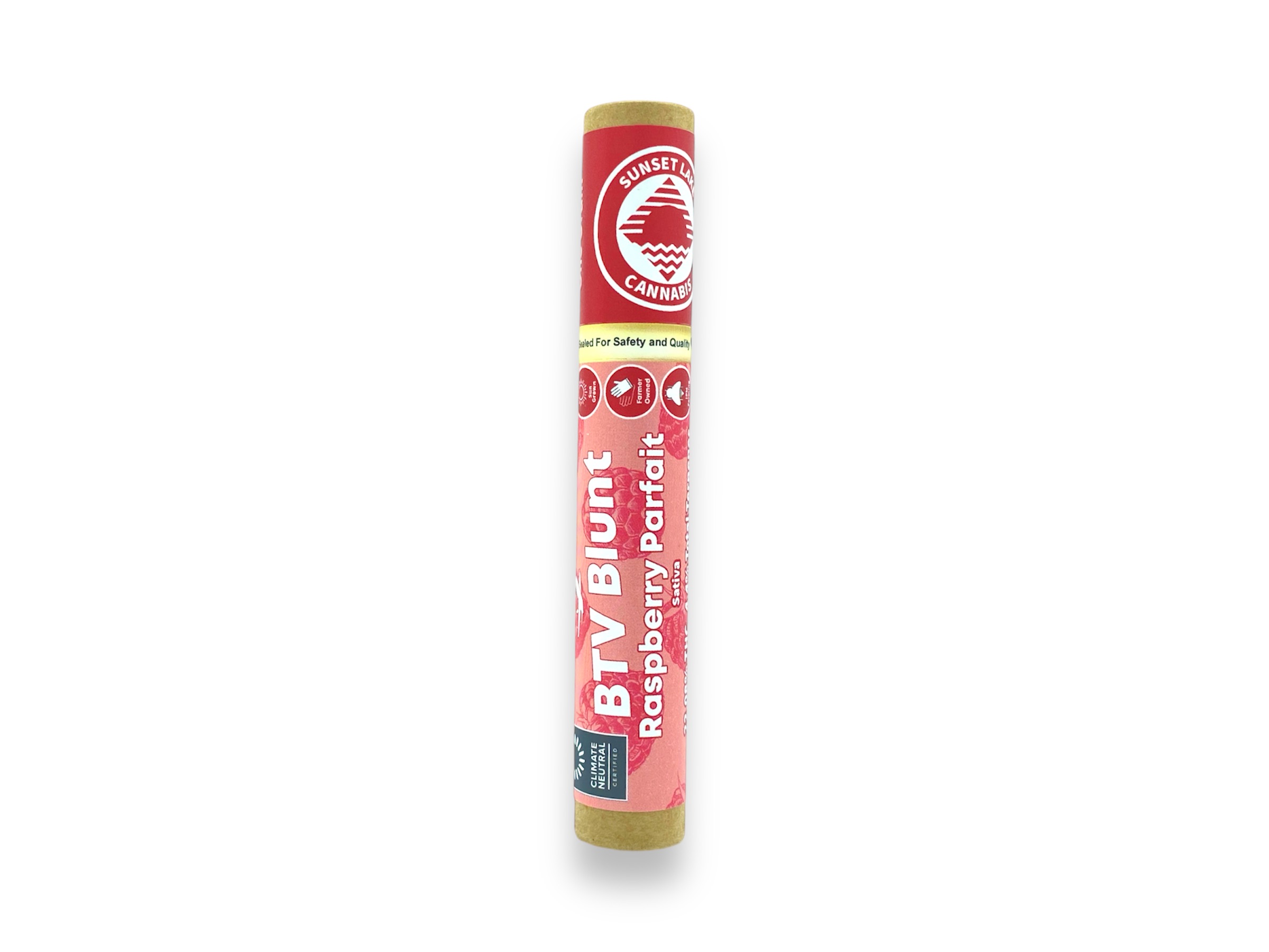 Photograph of product: Raspberry Parfait Hemp Blunt