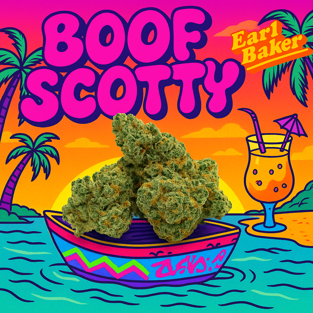 Photograph of product: Earl Baker B. Scotty Whole Flower 29.32% (H) 3.5g - 00047