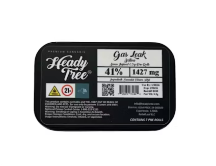 Photograph of product: Heady Tree | Gas Leak | 3.5g 7pk | Kief Infused | Shorty's