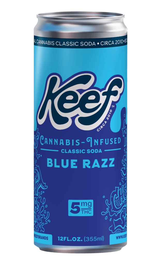 Photograph of product: Blue Razz - 5mg infused soda