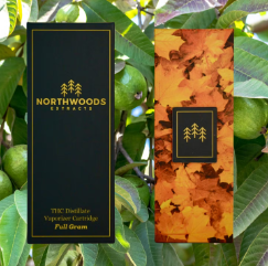 Photograph of product: Northwoods Extracts | Guava Cookies | Distillate | Cartridge