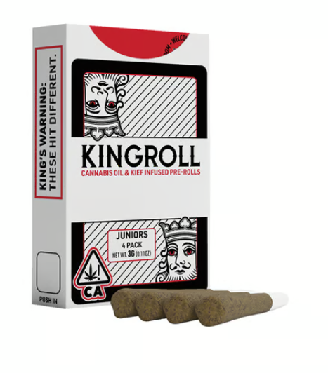 Photograph of product: KINGROLL Zerealz x Watermelon Sorbet v3 Infused Pre-Rolls x4PK 3G