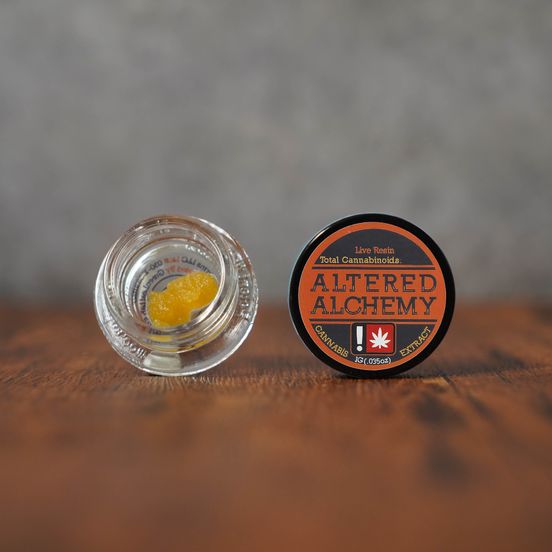 Photograph of product: Altered Alchemy Live Resin: 10 Gs - 