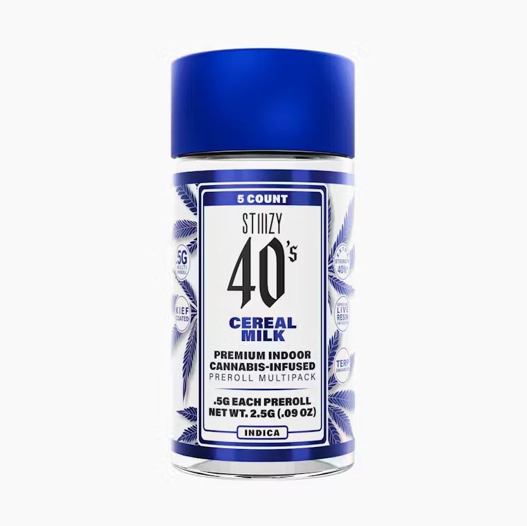 Photograph of product: 40'S JOINT 5 PACK - CEREAL MILK .5G - STIIIZY