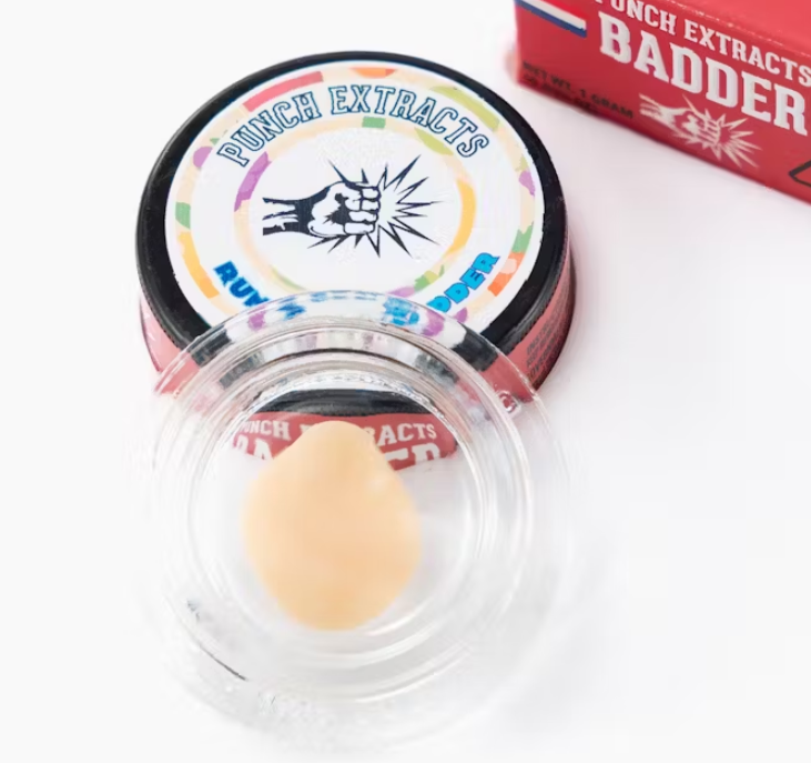 Photograph of product: Punch Extracts Runtz #64 Badder 1g