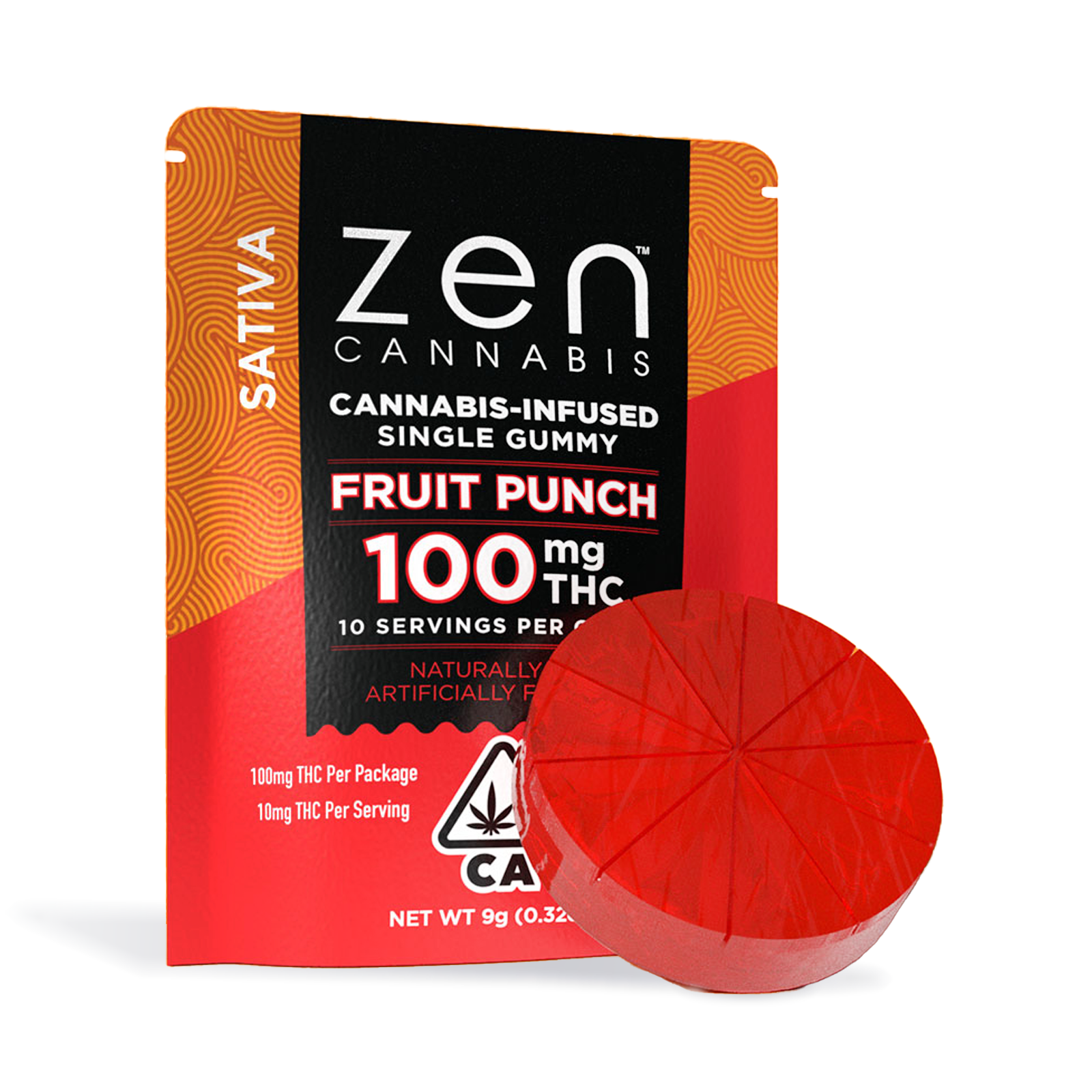 Photograph of product: Fruit Punch Oui'd Single Gummy