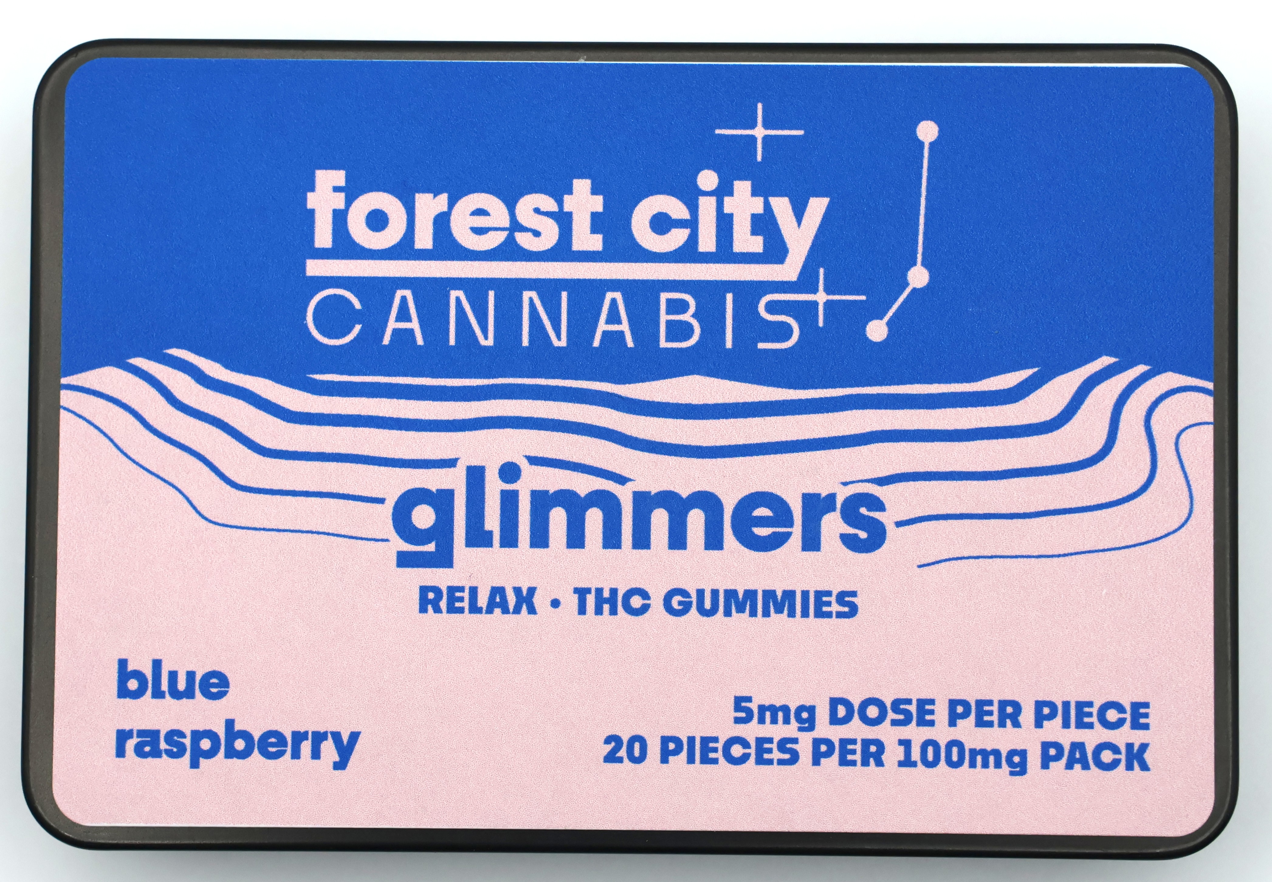 Photograph of product: Forest City Oui'd | Blue Raspberry Gummies | 100mg