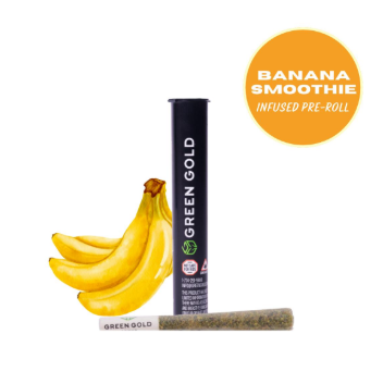 Photograph of product: Infused Preroll Banana Smoothie