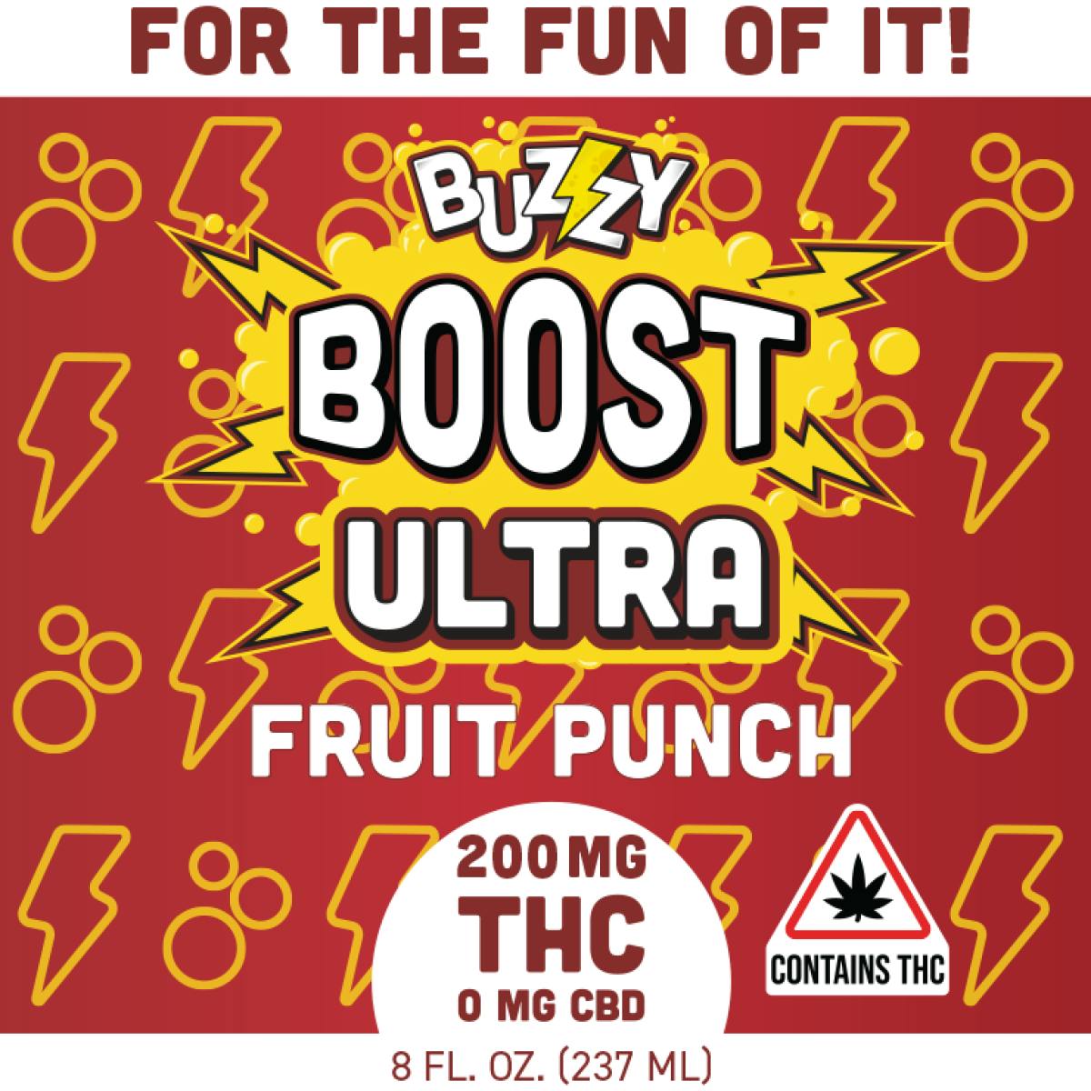 Photograph of product: Fruit Punch Buzzy Boost Beverage - 