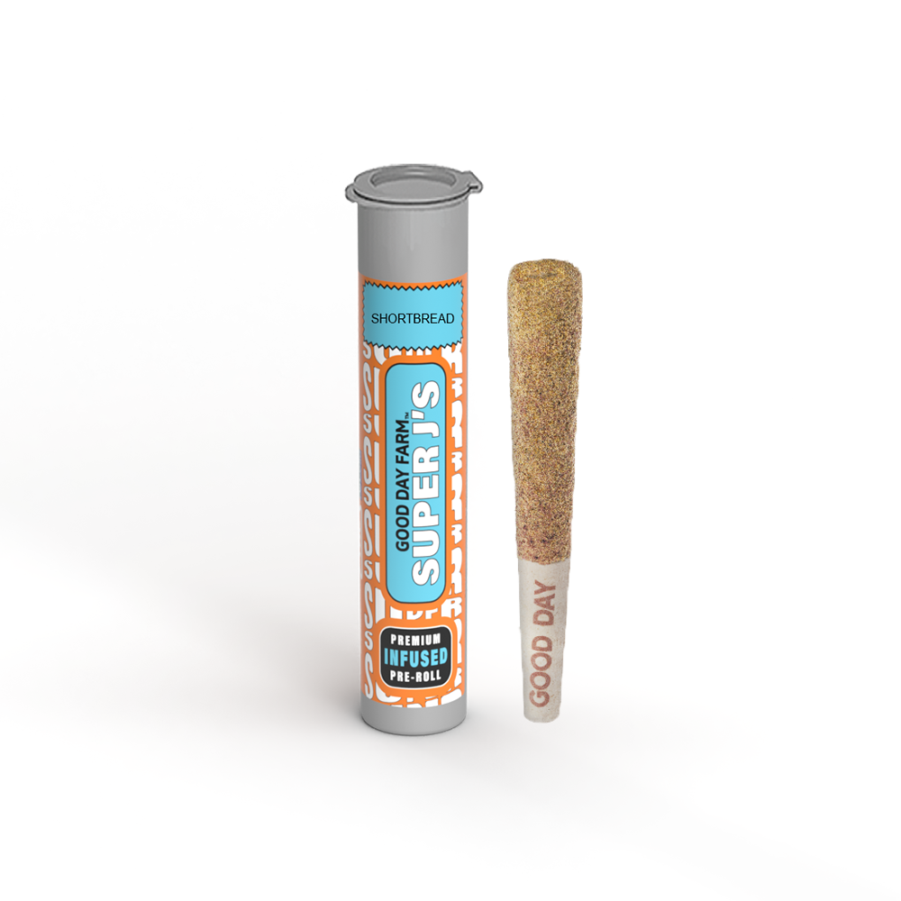 Photograph of product: GDF: INFUSED PRE-ROLL | SHORTBREAD | BISCOTTI TOAST | 1G | 1PK