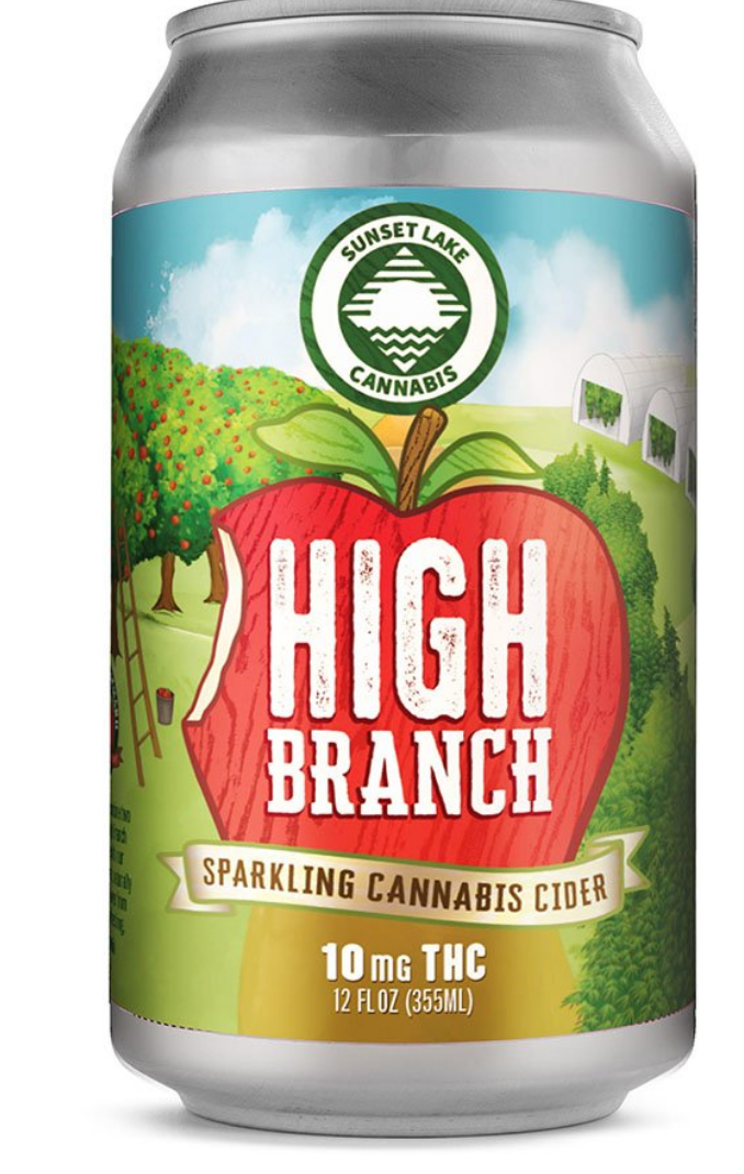 Photograph of product: High Branch Sparkling Oui'd Cider- 10mg