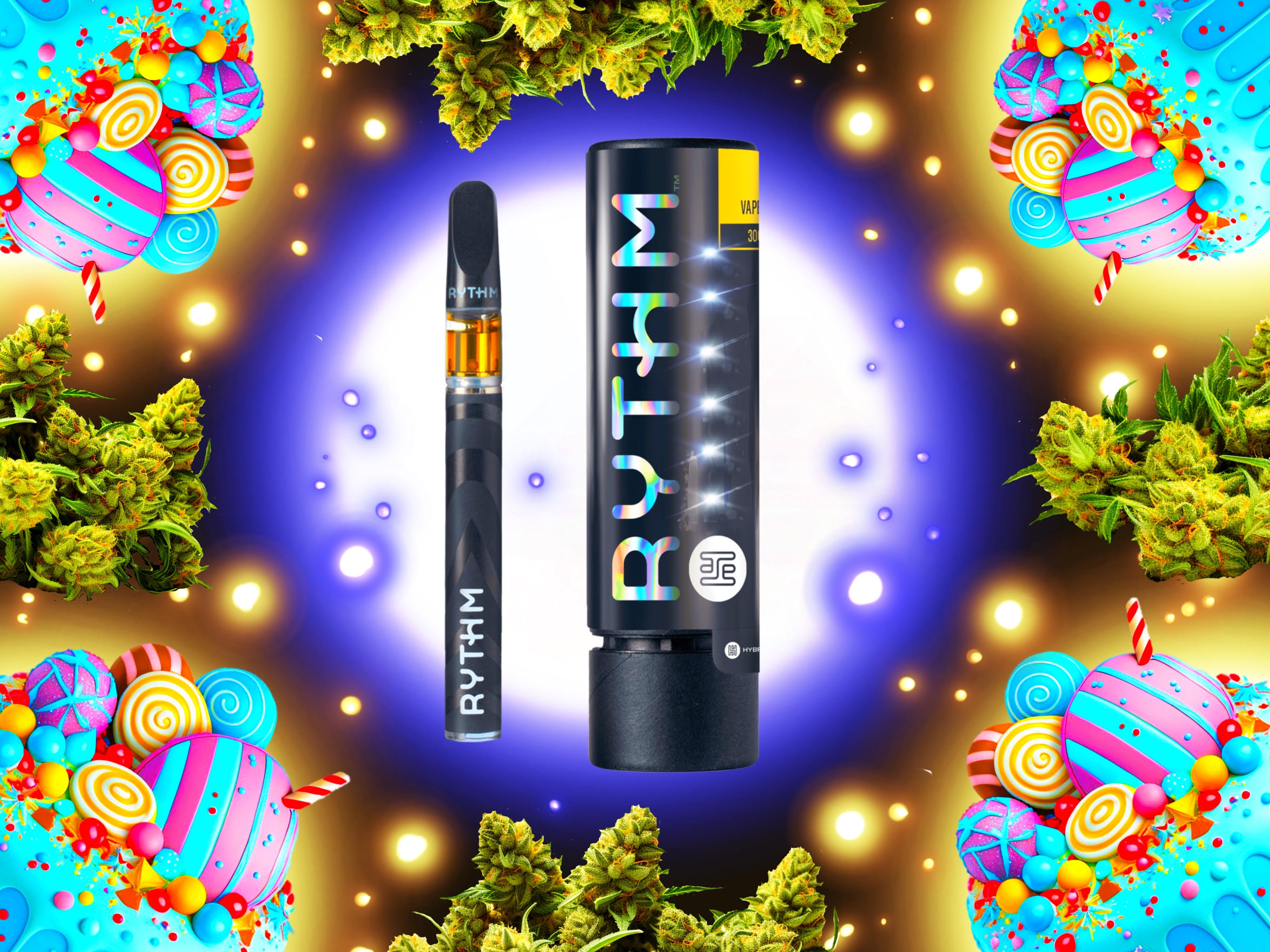 Photograph of product: Rythm-Sour Diesel Disposable pen 0.3g
