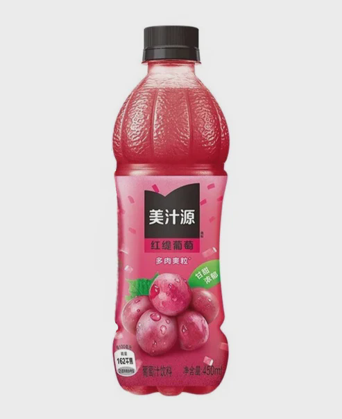 Photograph of product: Unmedicated Snacks/Drinks - Minute Maid Red Grape 450ml (China)