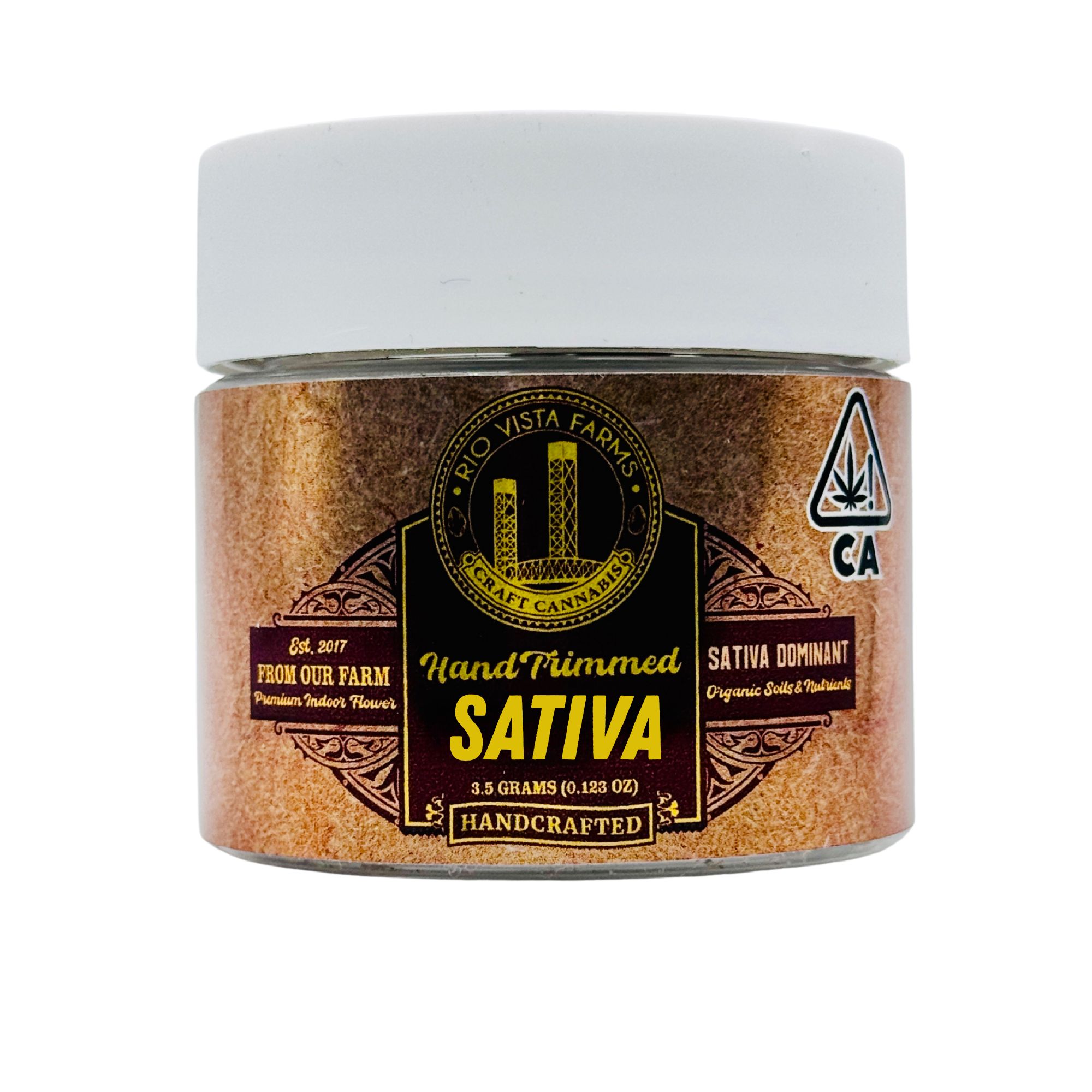 Photograph of product: Pacific Sunset 3.5g Jar - Rio Vista Farms