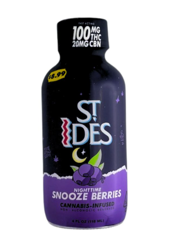 Photograph of product: St Ides - Drinks - Shots - Snooze Berries - 100MG