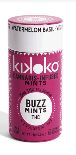 Photograph of product: "Buzz" Mints - TH-oui + Vitamin D3 - 20pcs - 