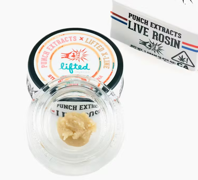 Photograph of product: Punch Extracts Strawberry Gak Nana Live Rosin Badder Tier 4