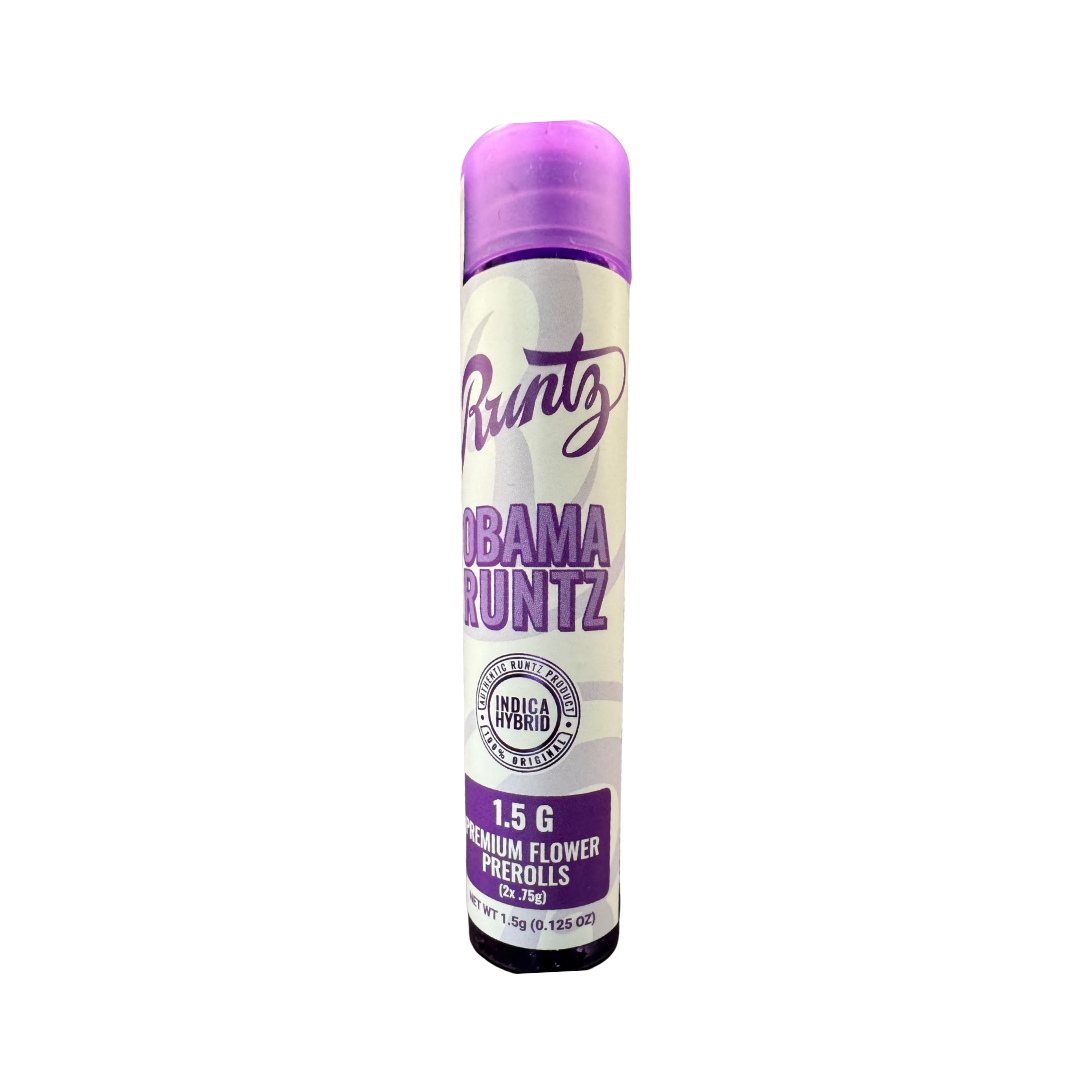 Photograph of product: RUNTZ | 0.75g Pre-Roll 2pk |  Obama Runtz