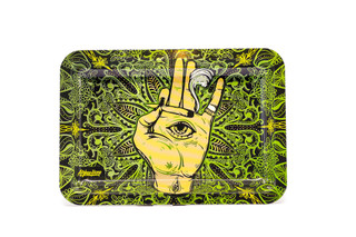 Photograph of product: Yellow Bird - MAGNETIC ROLLING TRAY SET - Smoking Accessories