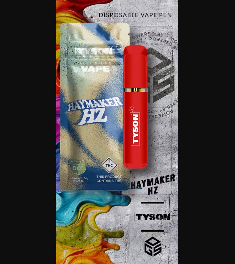 Photograph of product: Haymaker Haze Disposable Vape (S) [1g] - 