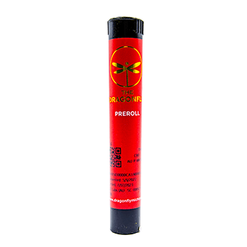 Photograph of Product: Dragonfly | Pre-Roll | Hashbar OG | 1g