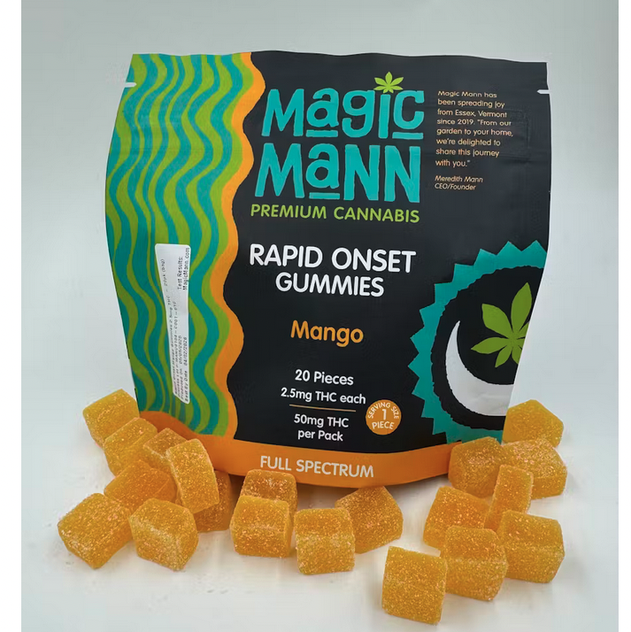 Photograph of product: Rapid Onset Mango Gummies