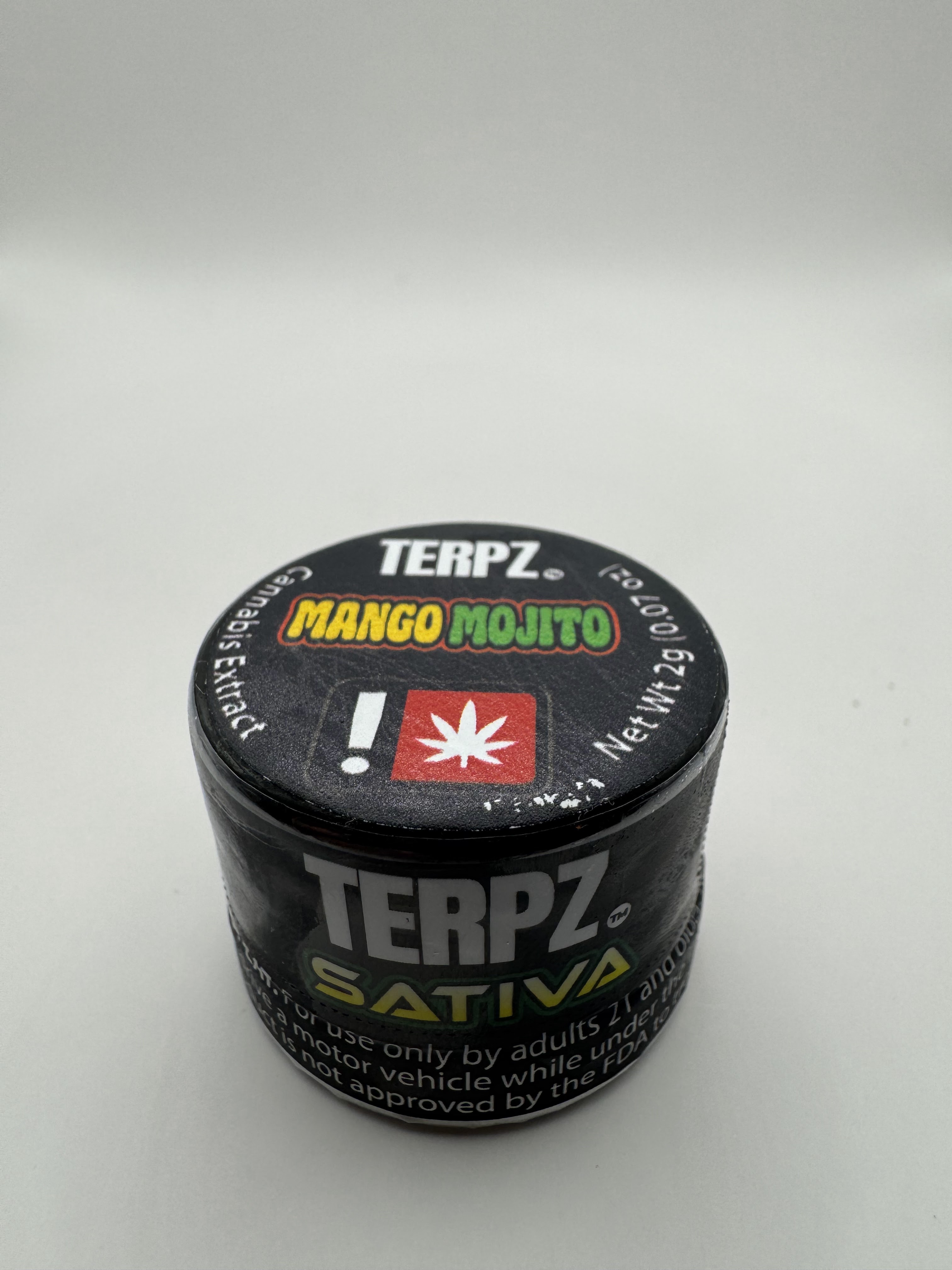 Photograph of product: Terpz Sugar Wax | Hybrid | Mango Mojito