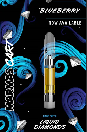 Photograph of product: Blueberry (H) Liquid Diamonds Cart | Marmas